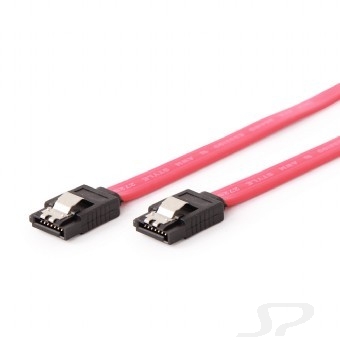 Кабель Gembird Cablexpert Кабель интерфейсный SATAIII, 30см, 7pin/ 7pin, защелка, пакет CC-SATAM-DATA-0.3M - 64888