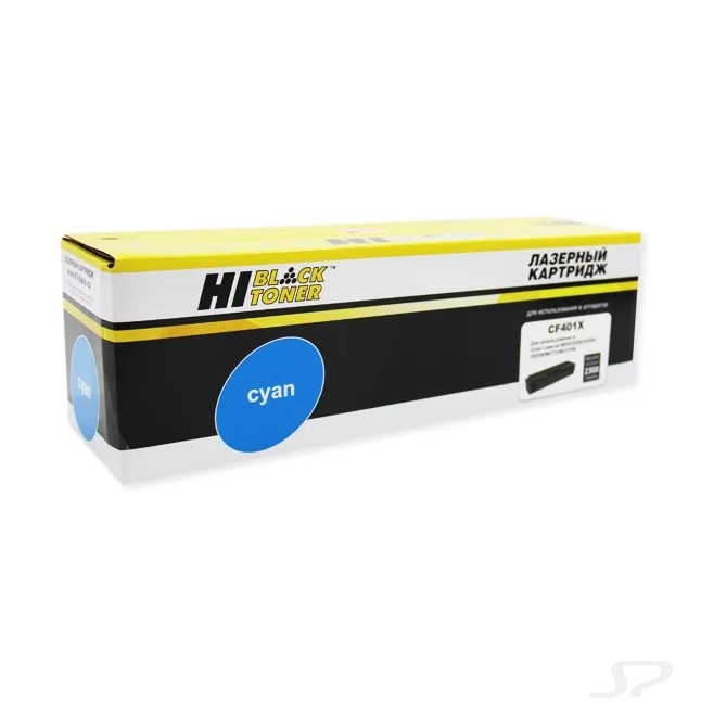Голубой (Cyan) лазерный картридж Hi-Black CF401X - 67939