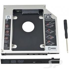 Переходник Orient Адаптер UHD-2SC12, для 2.5” SATA HDD для установки в SATA отсек оптического привода ноутбука 12.7 мм 30263 - 68406
