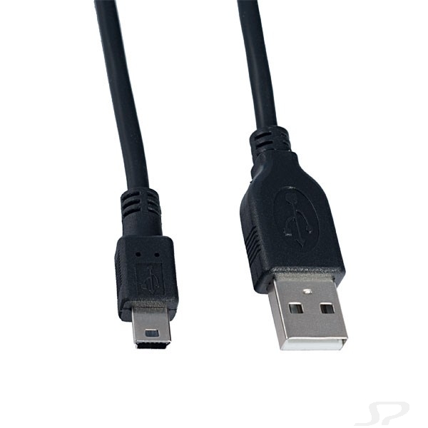 Кабель Perfeo Кабель USB2.0 A вилка - Mini USB 5P вилка, длина 1 м. U4301 - 68288