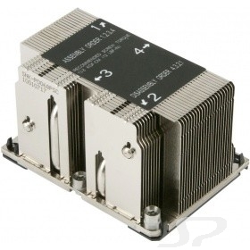 Опция к серверу Supermicro SNK-P0068PSC - 2U Passive CPU Heat Sink for LGA 3647, 108x78x64 - 69248