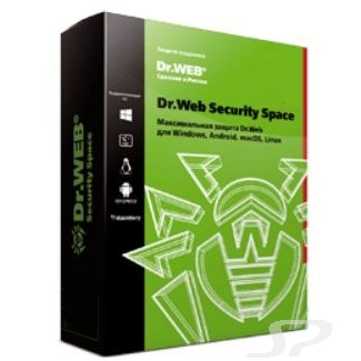 Программное обеспечение Dr. Web BHW-B-12M-2-A3  Security Space, картонная упаковка, на 12 месяцев, на 2 ПК - 69998