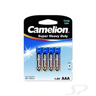 Батарейка Camelion R03 Blue BL-4 R03P-BP4B, батарейка,1.5В - 74323