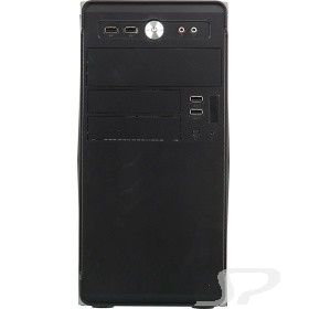 AeroCool Корпус Accord ACC-B022 черный без БП mATX 1x80mm 1x92mm 2x120mm 4xUSB2.0 audio - 74783