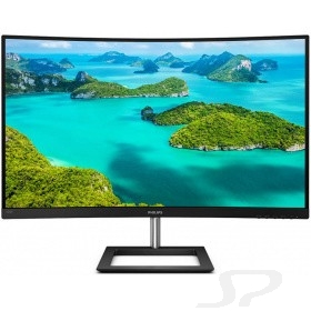 LCD PHILIPS 31.5" 328E1CA/00 черный {VA Curved 3840x2160 4ms 178/178 250cd 2500:1 2xHDMI2.0 DisplayPort1.2 MM} - 97755