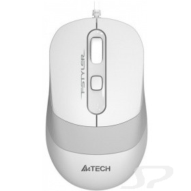 Мышь A-4Tech Мышь FStyler FM10 WHITE белый/ серый оптическая 1000dpi USB [1147676] - 77030