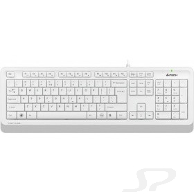 Клавиатура A-4Tech Клавиатура A4 Fstyler FK10 WHITE белый/ серый USB [1147536] - 77021