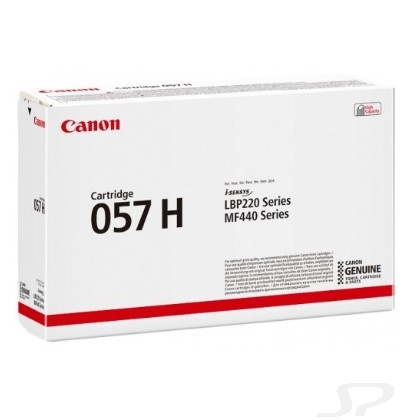 Canon Cartridge 057 H 3010C002 Тонер-картридж для Canon i-SENSYS MF443dw/MF445dw/MF446x/MF449x/LBP223dw/LBP226dw/LBP228x, 10000 стр. (GR) - 103725