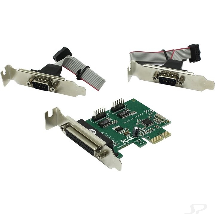 Контроллер Orient XWT-PE2S1PLP RTL PCI-E to COM 2-port + LPT 1-port WCH CH382 Low Profile - 82336