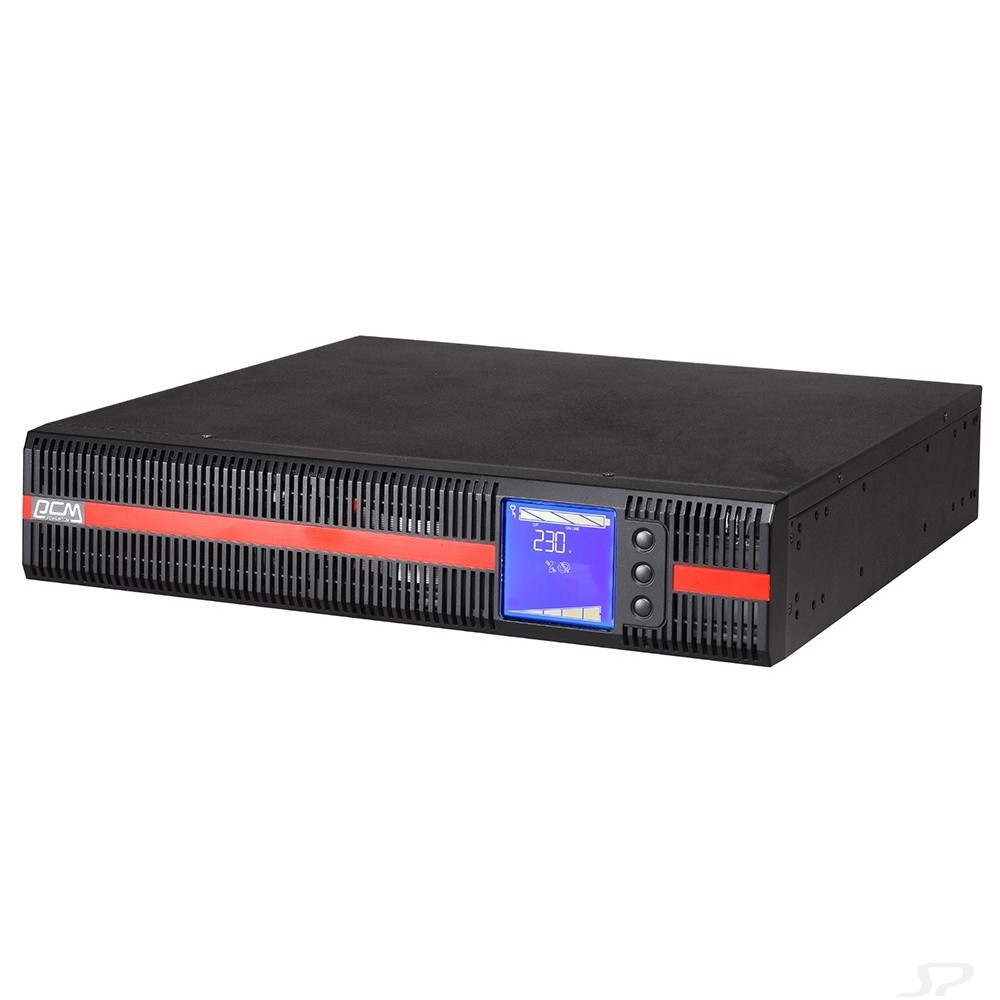PowerCom Macan MRT-2000SE ИБП {Online, 2000VA / 2000W, Rack/Tower, IEC, LCD, Serial+USB, SNMPslot, подкл. доп. батарей} (1075913) - 99073