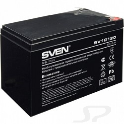 ИБП SVEN SV12120 12V 12Ah  батарея аккумуляторная - 9313