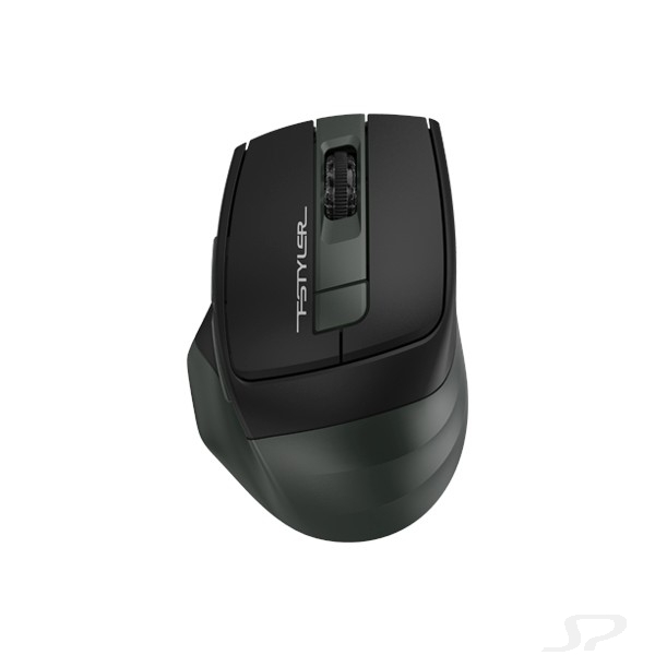 A-4Tech Мышь A4 Fstyler FB35 зеленый/ черный оптическая 2000dpi беспроводная BT/ Radio USB 6but - 86106