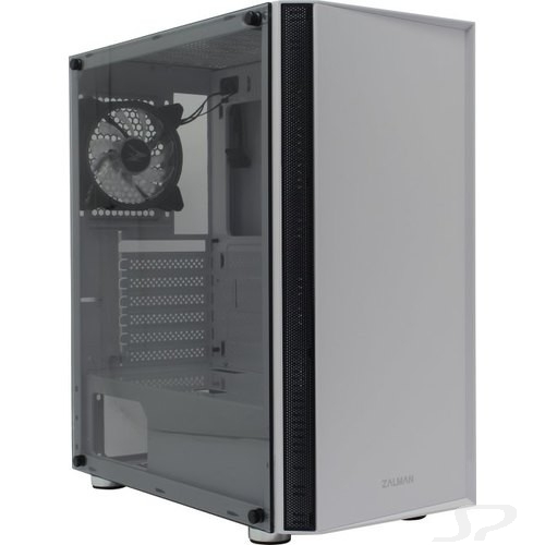 Zalman Корпус  R2 WHITE, без БП, боковое окно закаленное стекло , белый, ATX - 83460
