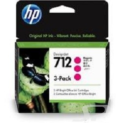 Картридж струйный HP 712 3ED78A пурпурный x3упак. (29мл) для HP DJ Т230/630 - 99623