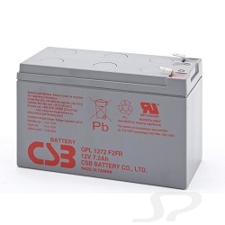 CSB Батарея  GPL1272, 12V 7Ah F2   с увеличенным сроком службы 10лет - 9341
