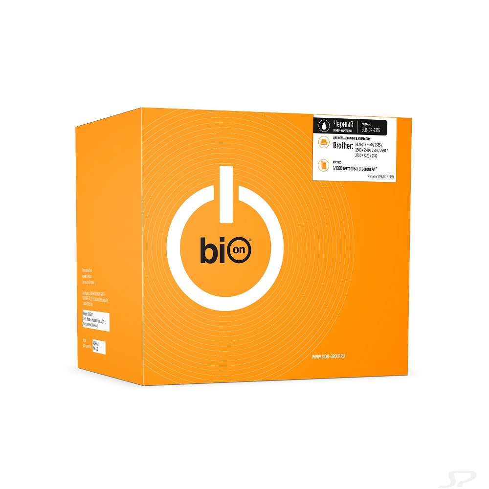 Bion BCR-DR-2335  Драм-картридж для Brother { HL-L2300DR/HL-L2340DWR/HL-L2360DNR/HL-L2365DWR/DCP-L2500DR/DCP-L2520DWR/DCP-L2540DNR/DCP-L2560DWR/MFC-L2700DWR/MFC-L2740DWR/MFC-L2700DNR }(12000  стр.) - 101912