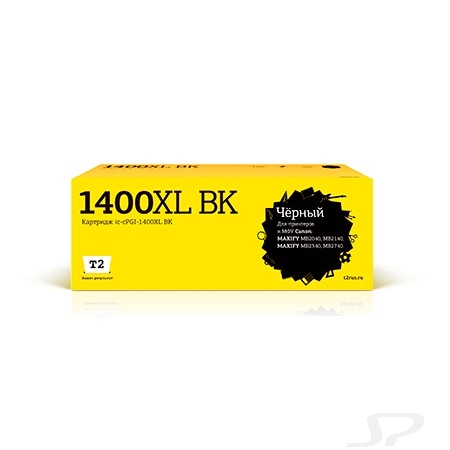 T2  PGI-1400XL BK Картридж (IC-CPGI-1400XL BK) струйный для Canon MAXIFY MB2040/MB2140/MB2340/MB2740, черный - 101608