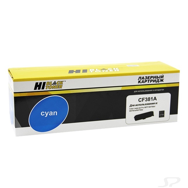 Hi-Black CF381A Картридж для HP CLJ Pro MFP M476dn/dw/nw, №312A, C, 2,7K - 99957