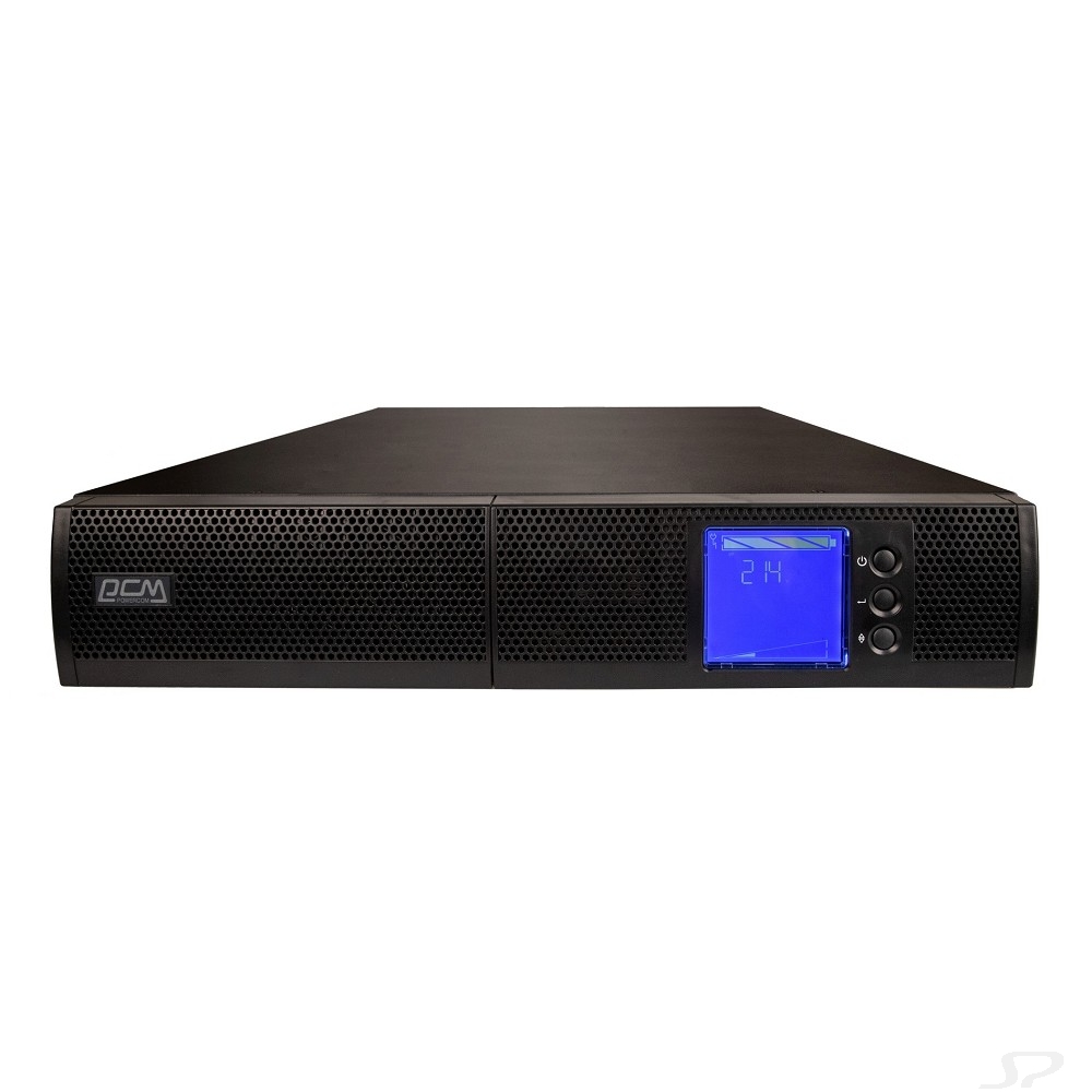 PowerCom Sentinel SNT-3000 ИБП {Online, 3000VA / 3000W, Rack/Tower, IEC, LCD, RS-232/USB, SNMPslot} (1452103) - 99067
