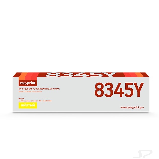 Easyprint  TK-8345Y  Тонер-картридж  LK-8345Y  для  Kyocera  TASKalfa 2552ci/2553ci (12000 стр.)  желтый, с чипом - 102168