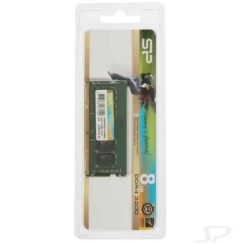 Память DDR4 8Gb 3200MHz Silicon Power SP008GBSFU320B02 RTL PC4-25600 CL22 SO-DIMM 288-pin 1.2В single rank - 90924