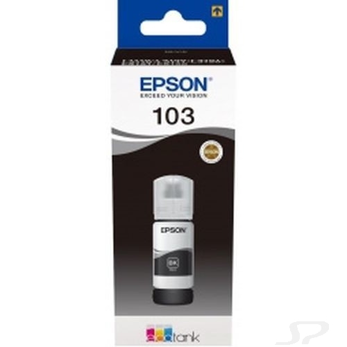 EPSON C13T00S14A  Контейнер 103 с черными чернилами для L1110/L3100/3101/3110/3150/3151, 65 мл. (cons ink) - 91921