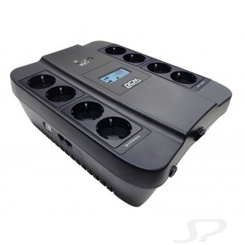 PowerCom Источник бесперебойного питания  Spider SPD-550U LCD 330Вт 550ВА черный - 93707
