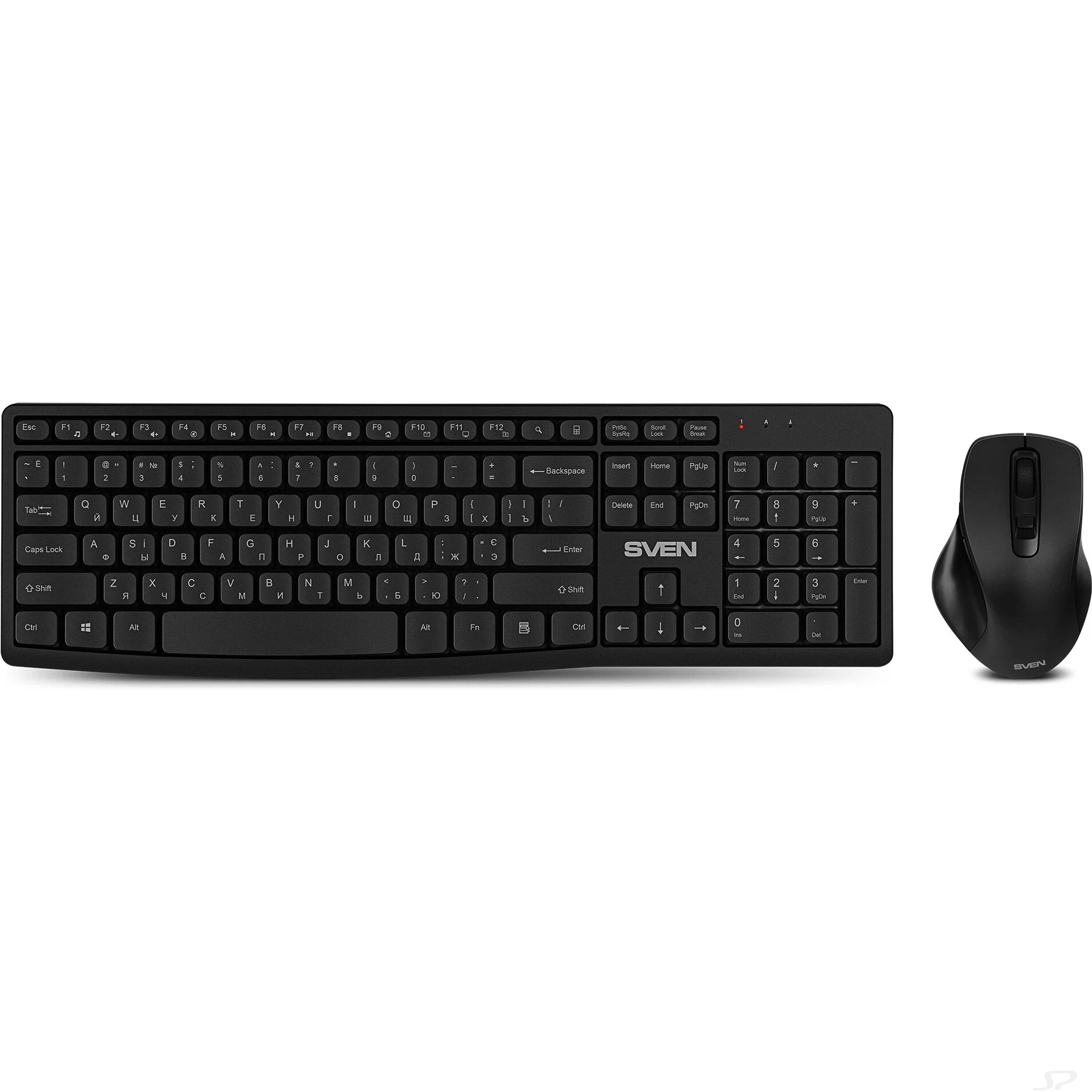 Беспроводной набор клавиатура+мышь SVEN KB-C3500W (2,4 GHz, 106 кл, 800-1600DPI) - 98828