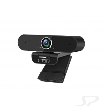 CBR CW 875QHD Black, Веб-камера с матрицей 5 МП, разрешение видео 2560х1440, USB 2.0, встроенный микрофон с шумоподавлением, автофокус, крепление на мониторе, длина кабеля 2 м, цвет чёрный - 103708