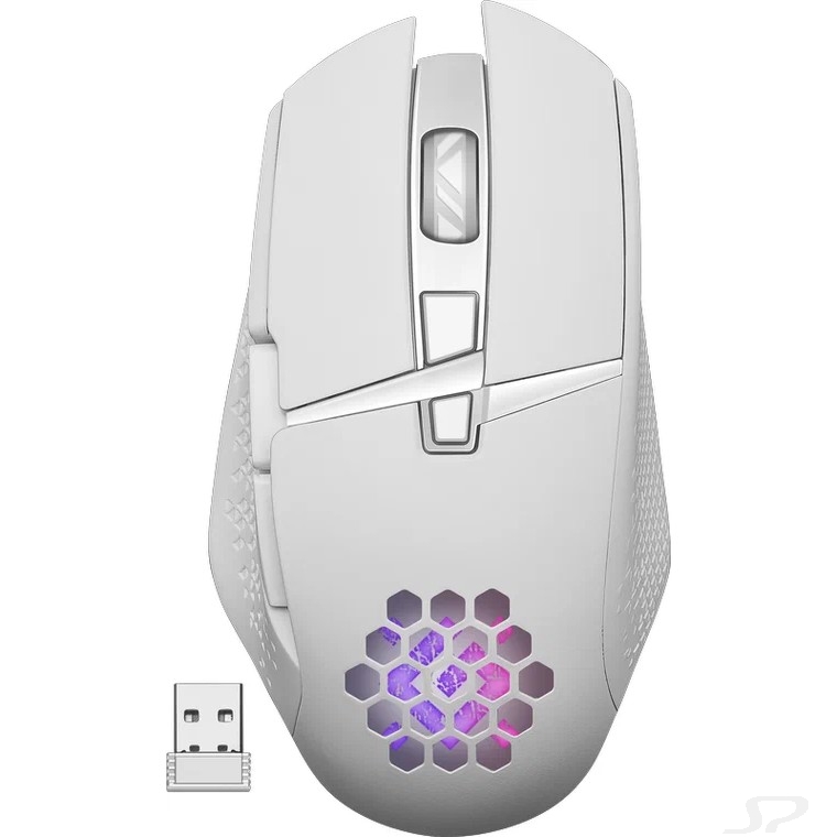 Defender Glory GM-514 { Беспроводная игровая мышь,белый,LED,7D,400 мАч,3200dpi  } [52513] - 104263