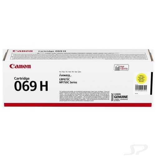 Canon Тонер-картридж CRG 069 H Y, 5095C002, 5500 стр - 104996